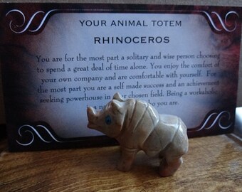 Hand Carved RHINO Animal Spirit Totem for Spiritual Jewelry - Etsy Hand Carved RHINO Animal Spirit Totem for Spiritual Jewelry - Etsy