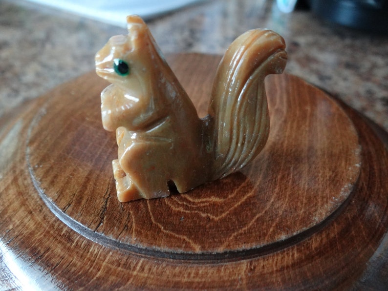 Hand Carved SQUIRREL Animal Spirit Totem For Spiritual Etsy
