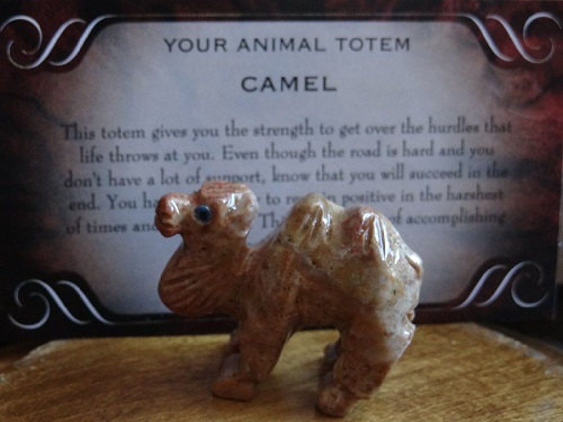 Hand Carved CAMEL Animal Spirit Totem for Spiritual Jewelry Etsy