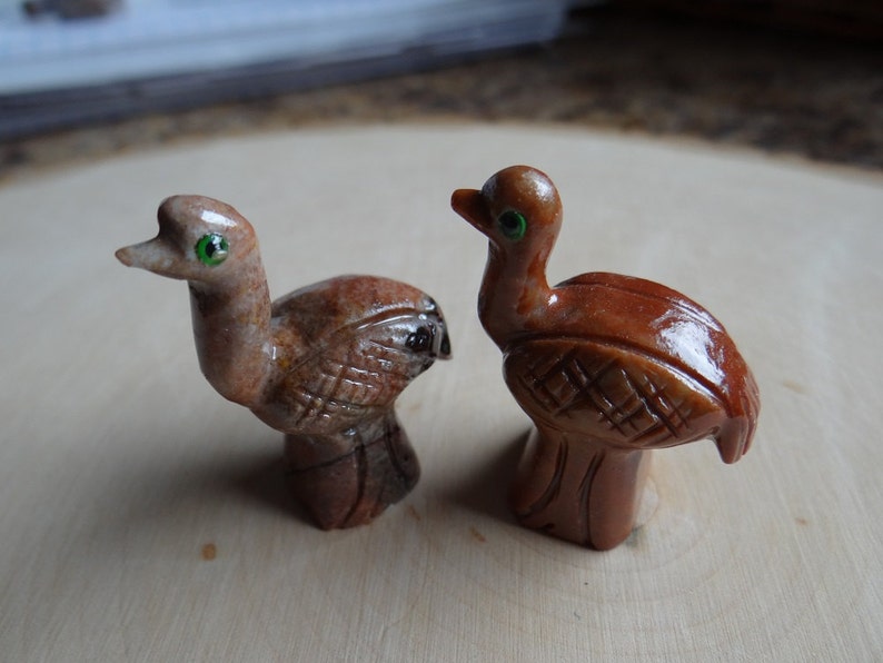 Hand Carved OSTRICH Animal Spirit Totem for Spiritual Etsy
