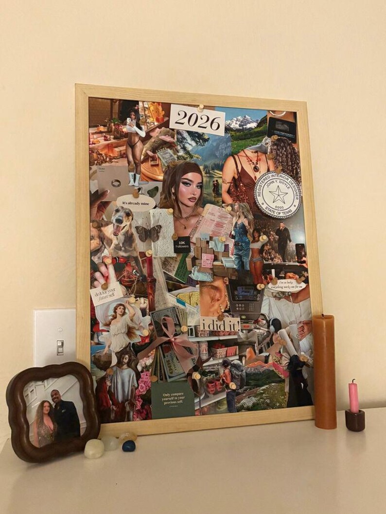 Custom Vision Board, Personalized Goal & Dream Board, Manifestation ...
