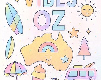 Livre de coloriage pour les préadolescents Adventure Vibes Oz