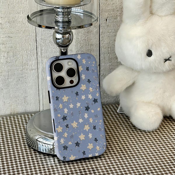 Twinkle Stars Planets Phone Case Cute Stars Cover,Gift For Her, Compatible For iPhone 17 16 15 14 13 12 Pro Max, Samsung S25 24 Ultra