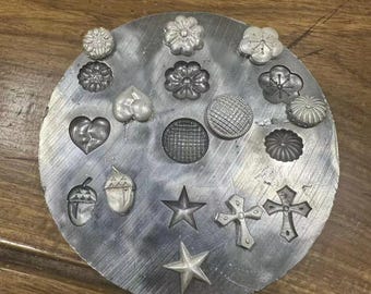 Star Moon Series Jewelry Marking Punch Die Set Metal Stamps Silver Gold Copper Hand Craft Tool Steel Stamper Navajo Nail Logos