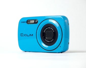 Casio Exilim EX-N1 Blue Ultra-Compact Digital Camera, Vintage 2000s, Tested & Working with New Battery, Charger, SD Card