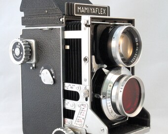 Mamiyaflex C2 Beautiful Medium Format TLR, 3 Finders, Filters