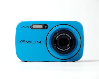 Casio EXILIM EX-N1 コンパクトデジタルカメラ C314 Casio Exilim EX-N1 Blue Ultra-compact Digital Camera, Vintage
