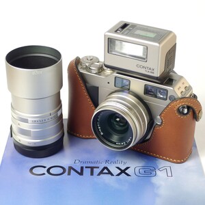 コンタックスG1 TLA200 28mm 90mmセット たくしあげる