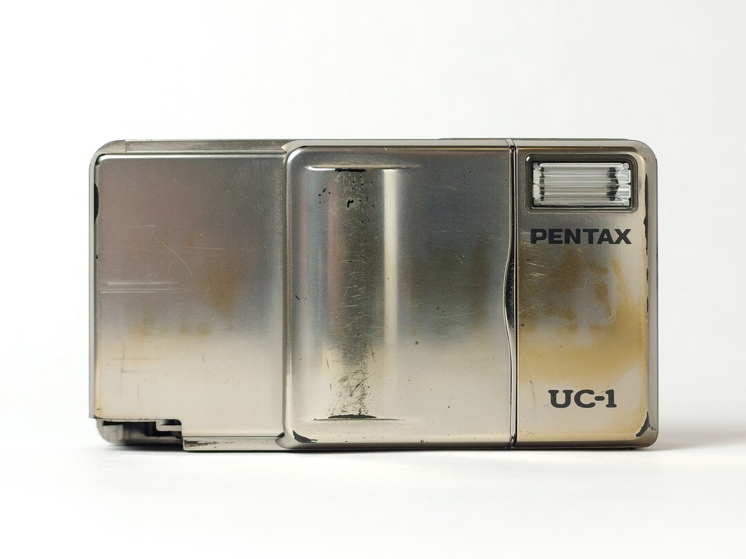 Pentax UC1 Rare Satin Chrome Ultra Compact, 1994 Display or Repair Etsy