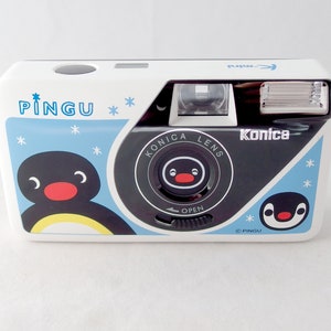 希少‼️ Konica コニカ　K−mini コンパクトフィルムカメラ　PINGU Konica K-mini Pingu, Rare Point-and-shoot, Japan, 1995 - Etsy