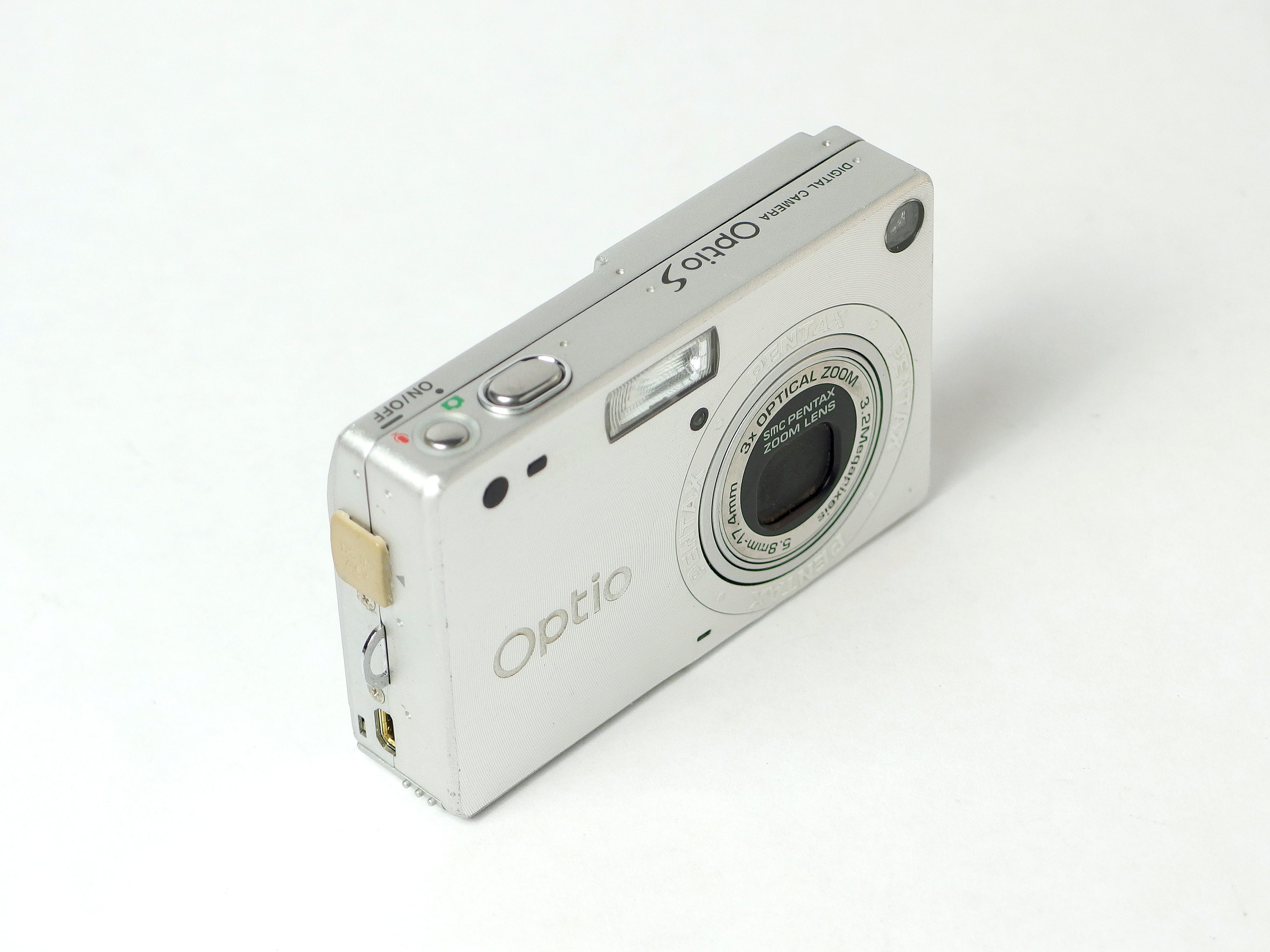 Pentax Optio S Tiny Vintage Digital Camera, Tested & Working