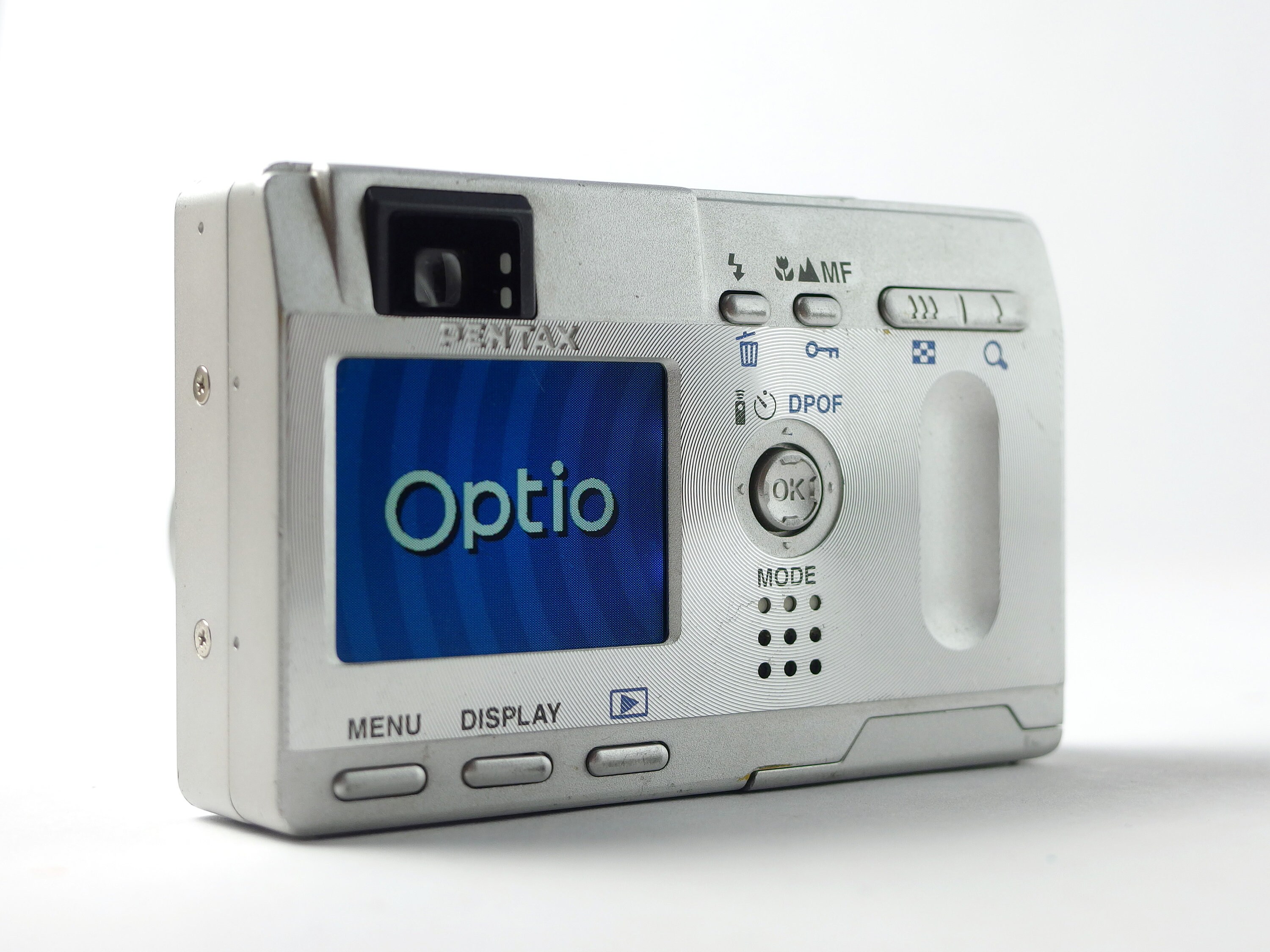 Pentax Optio S Tiny Vintage Digital Camera, Tested & Working