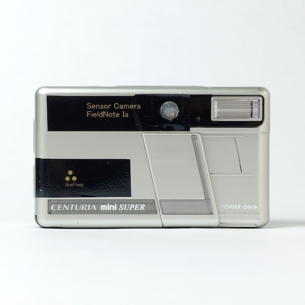 Konica Crazy Custom Motion Activated 35mm Point-and-Shoot, Rare Centuria Mini Super, Tested & Working, Japan, 1998