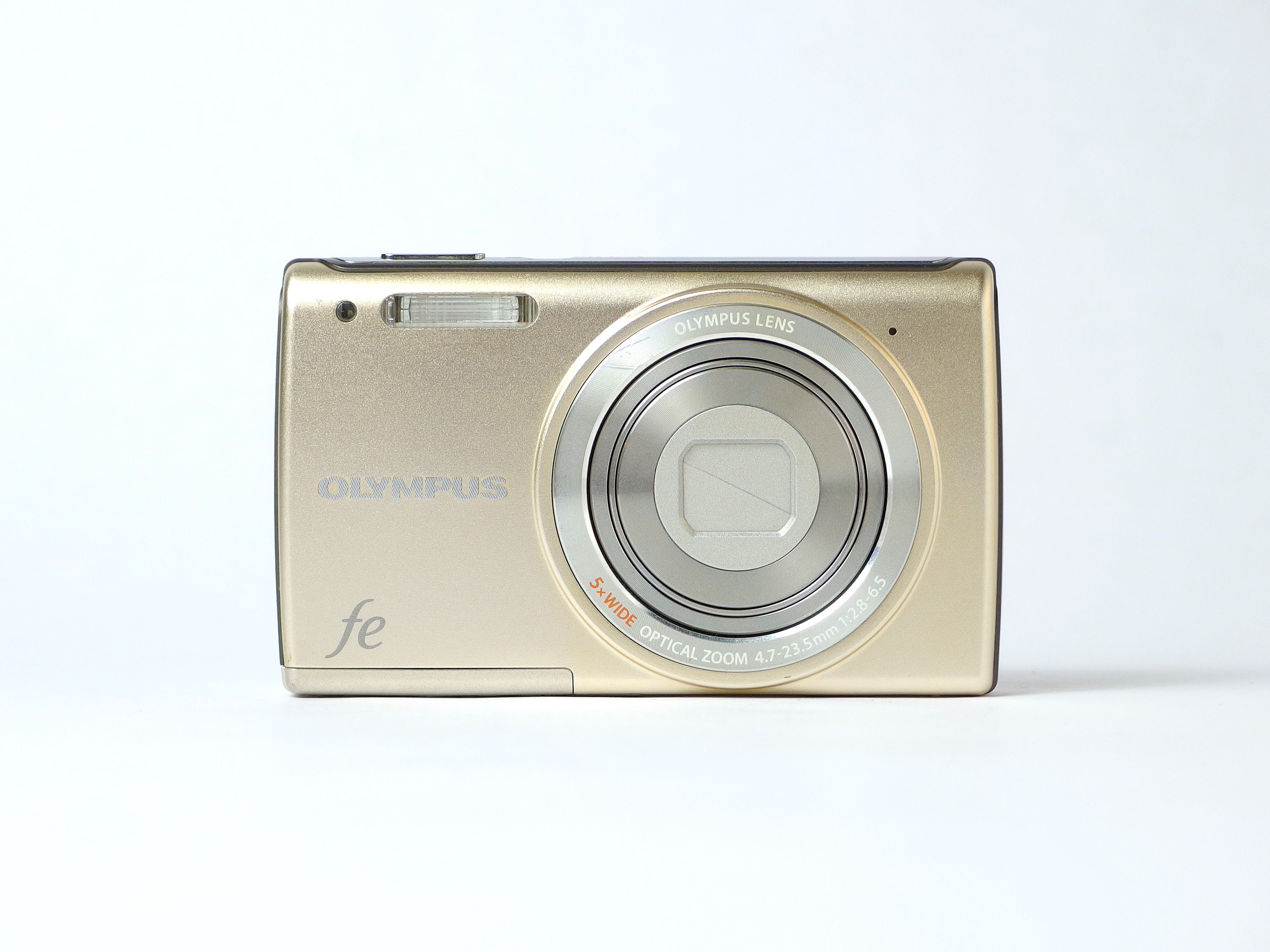 OLYMPUS FE-5050 ゴールド Olympus FE-5050 Rare Gold Compact Digital Camera With Punk