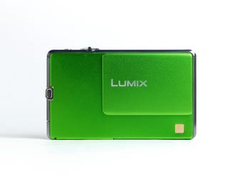 Panasonic Rare Green Lumix Vintage Digital Camera DMC-FP1, Tested