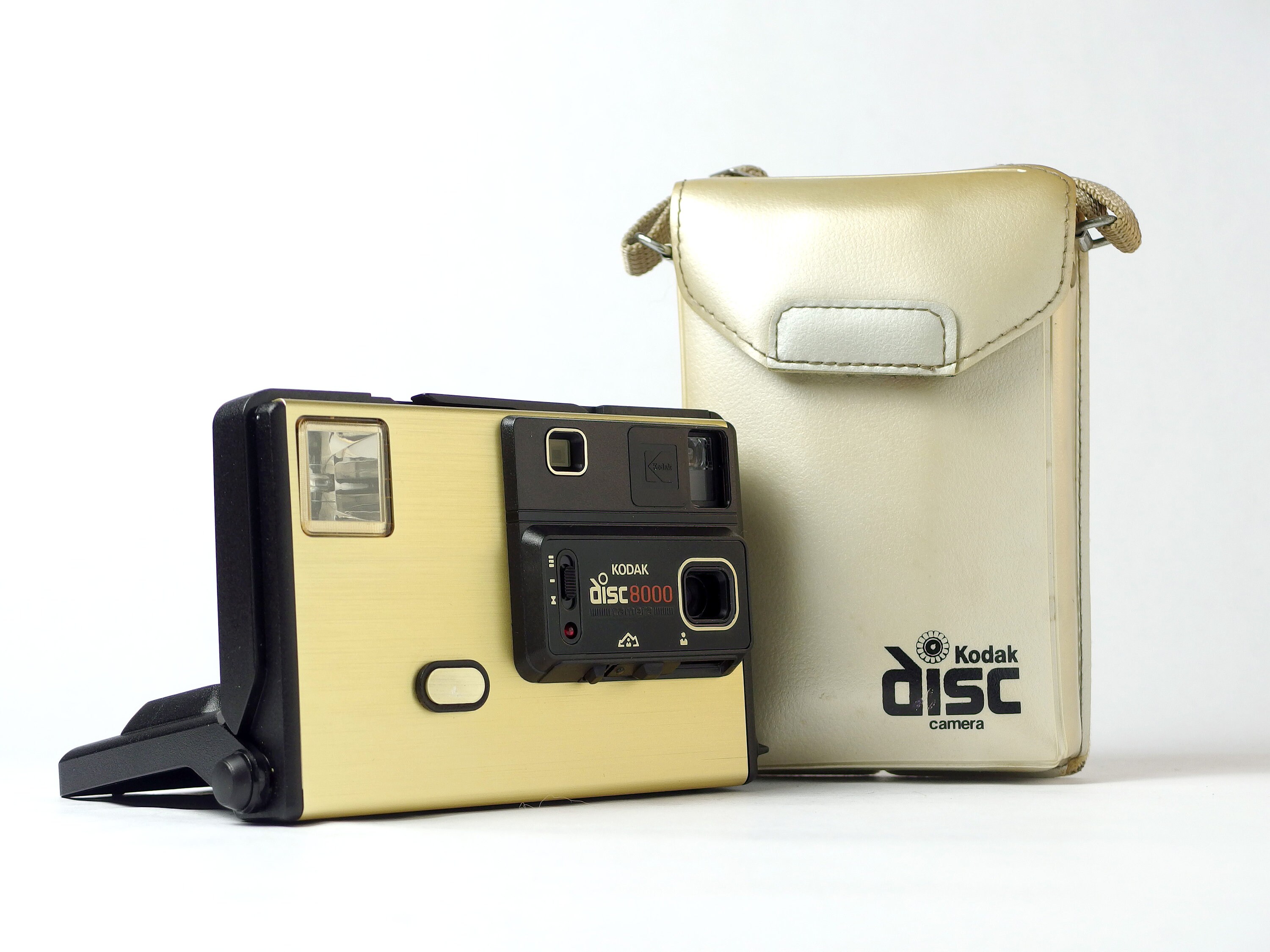 Kodak Disc 8000 & Film - Rare Gold Case and Lenses! Complete Set