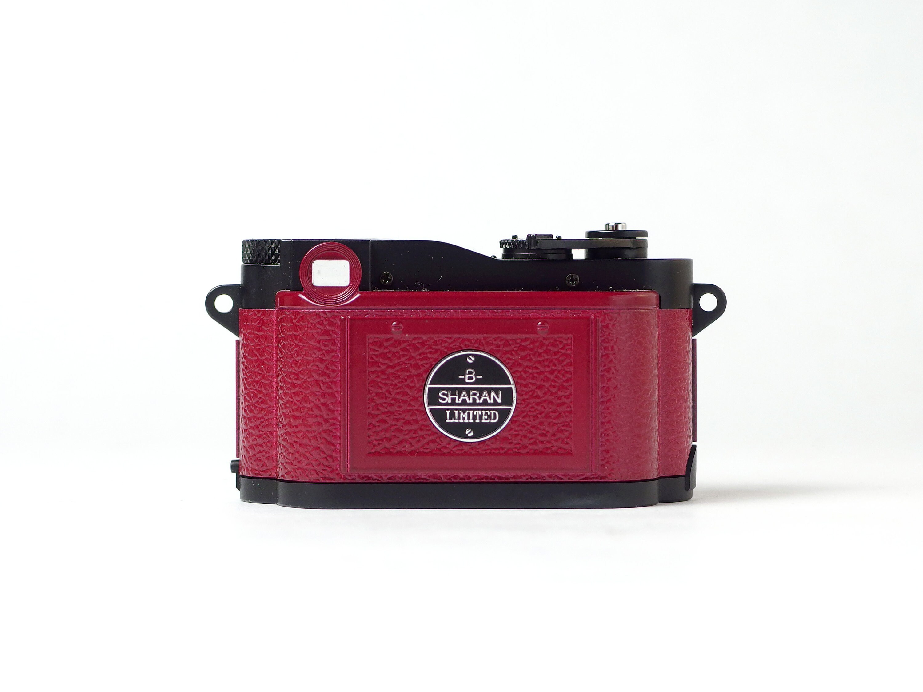 Sharan B Tiny Rangefinder With Film - Rare Wine Red Minox