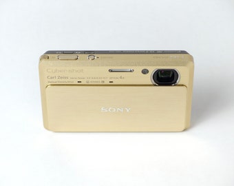 ソニー SONY Cyber-shot DSC-TX9 ゴールド Buy Sony Cyber-shot TX9 Slim Gold Digital Camera, Vintage