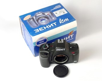 Zenit KM - The Final ЗЕНИТ!  Rare Russian Manual SLR, Like New in Box, 2001