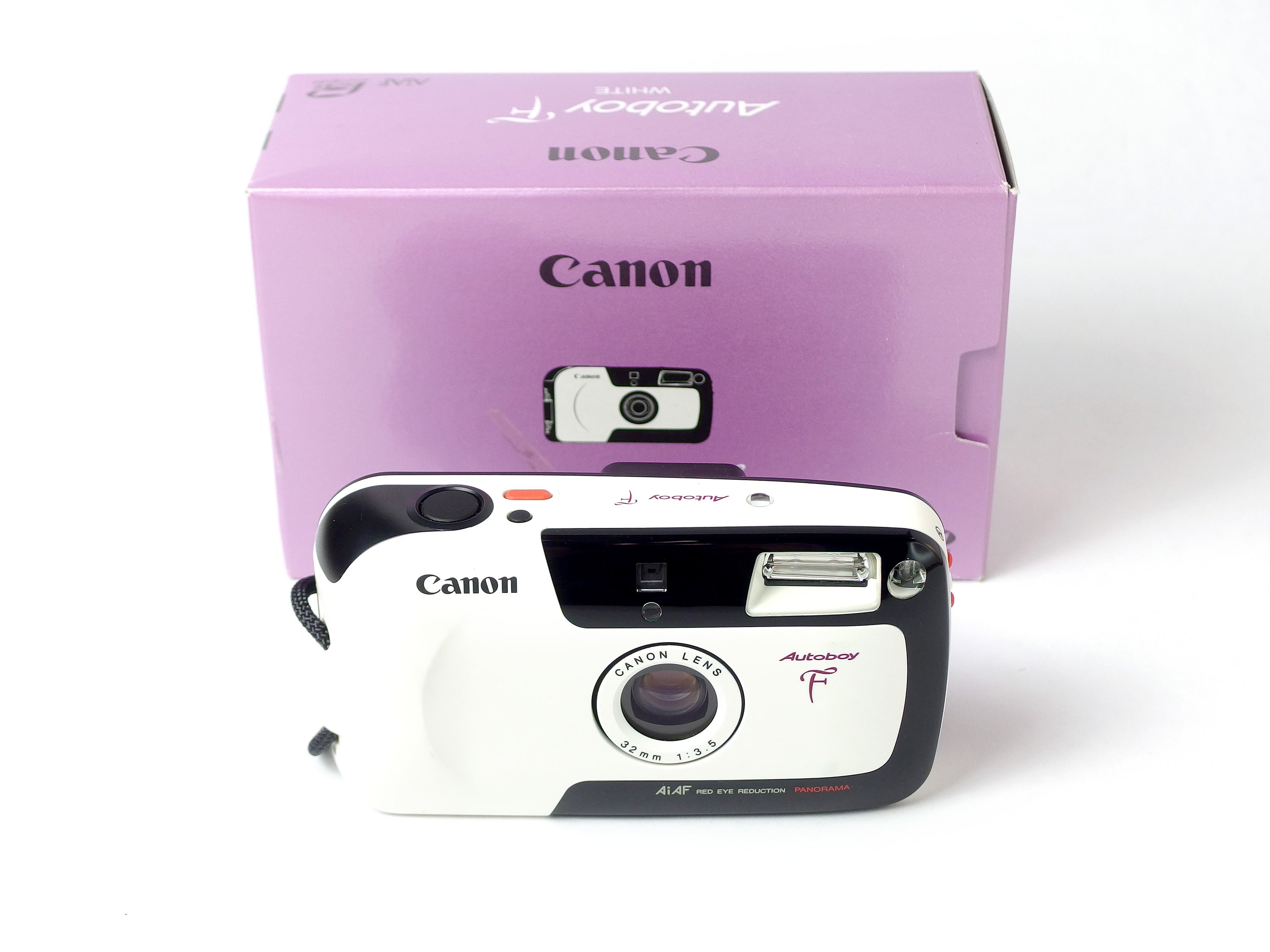 Canon Autoboy F Rare White Vintage Compact Film Camera, Aka Sure