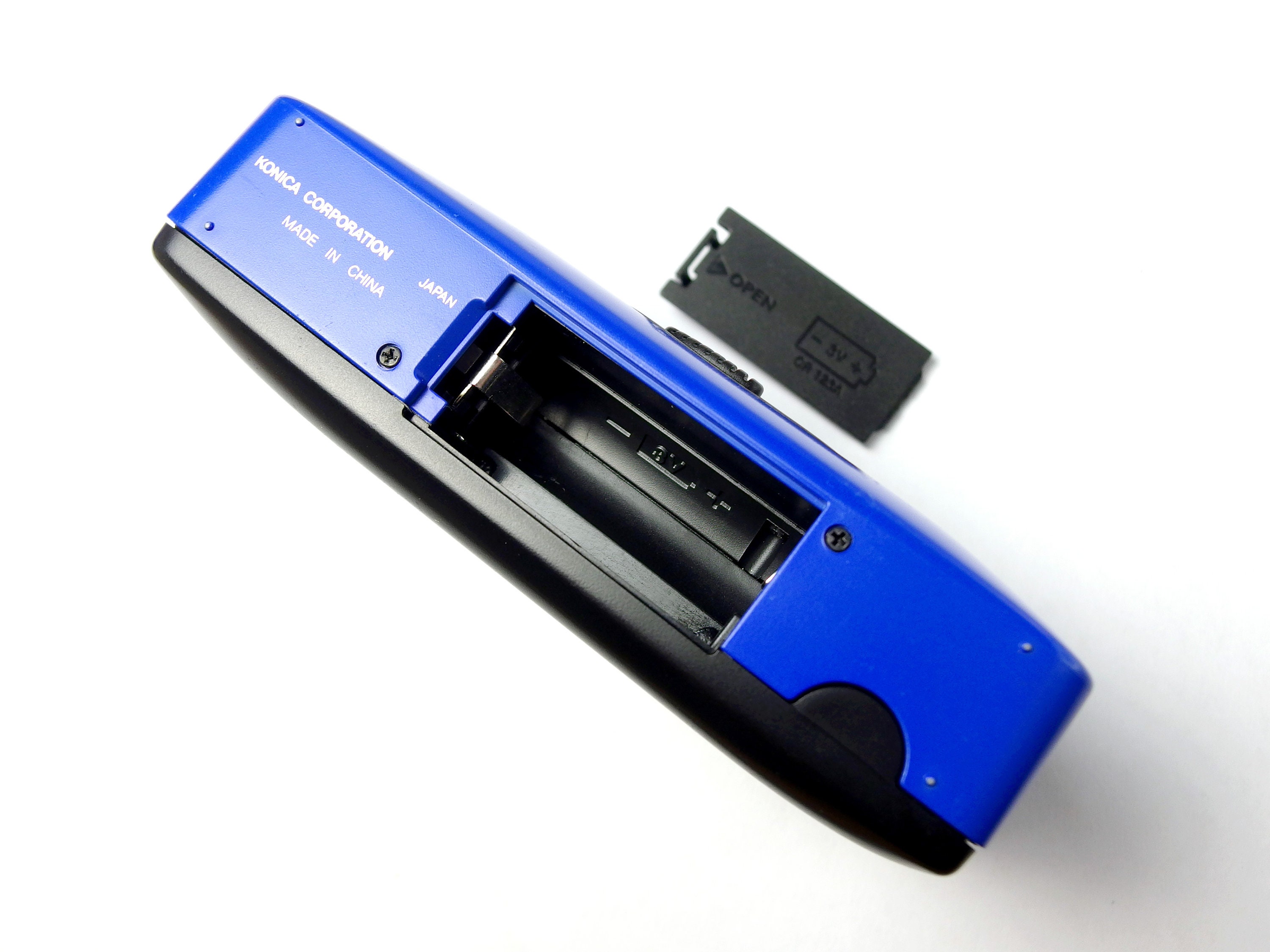 コニカ K-Mini ブルー、フィルム付き、オリジナルボックス、テスト済み