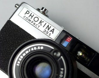Phokina Compact 35S, super-seltene französische Variante Petri 35E, hergestellt in Japan, 1976