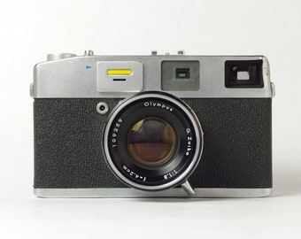 [完動品]OLYMPUS 35RC E.ZUIKO 42mm f/2.8 Olympus 35 RC 35mm Film Camera E.Zuiko 42mm f/2.8 From JAPAN