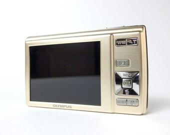 Olympus FE-5050 Rare Gold Compact Digital Camera With Punk