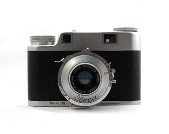 Iloca II Elegante fotocamera tedesca a telemetro, testata e funzionante, Amburgo, 1950