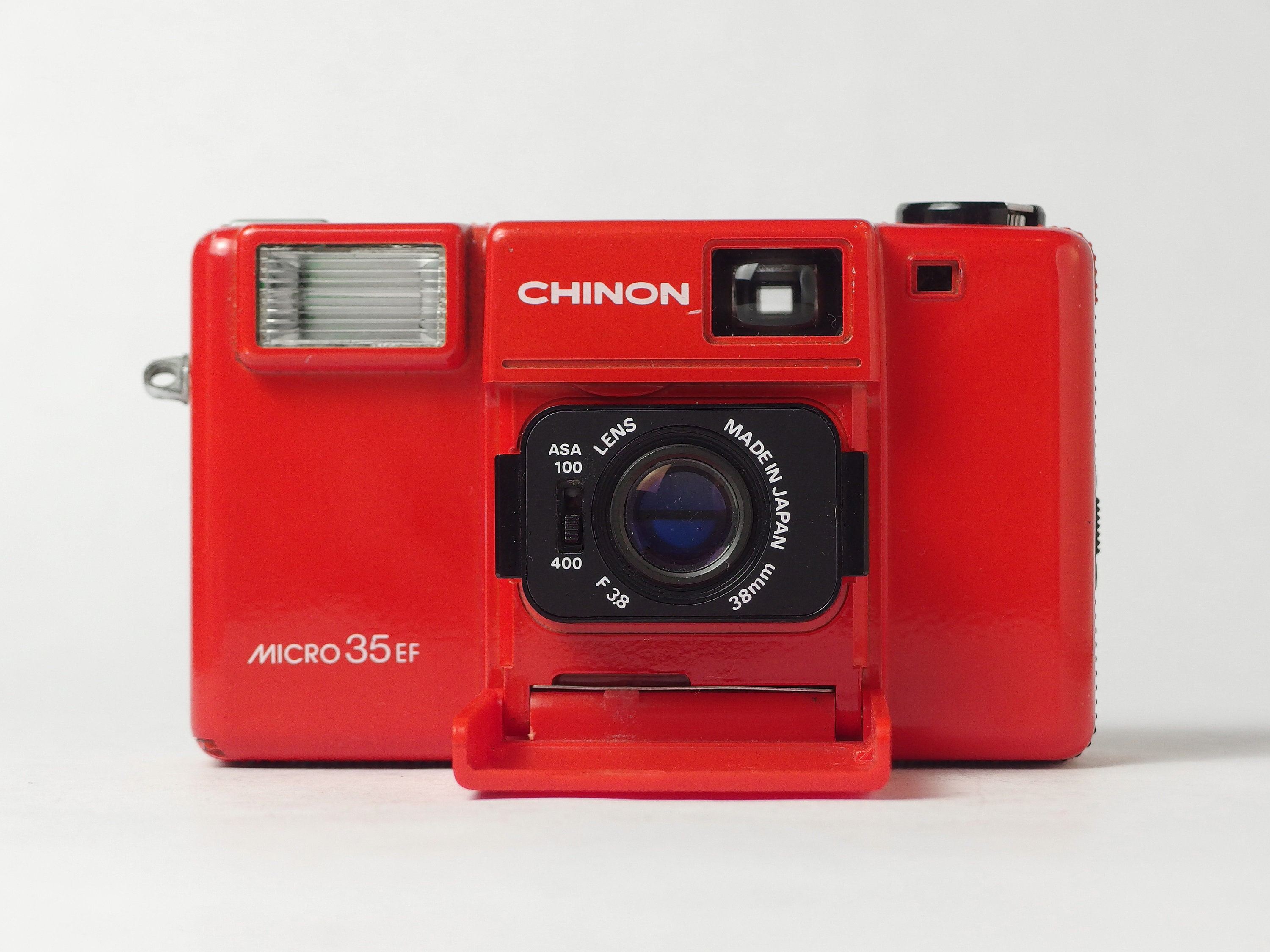 Chinon Micro 35 EF Folding Front 35mm Camera, Working but No Flash