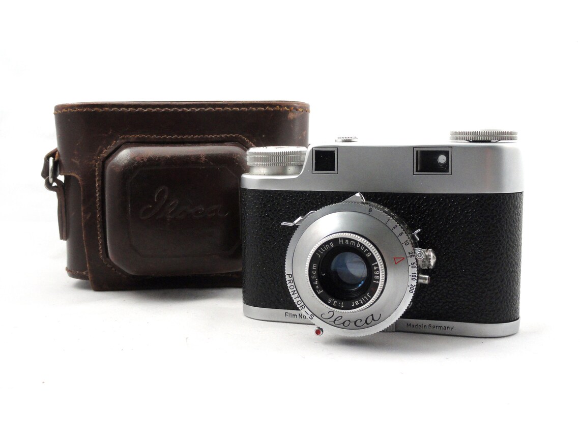 Iloca II Stylish German Rangefinder Camera, Tested & Working, Hamburg, 1950, foto 3 de 5
