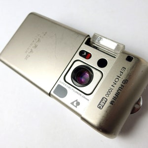 Fuji Tiara Ix Titanium Epion 1000 Micro APS Camera, Working but No