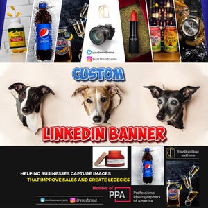 Diseño profesional de banner de LinkedIn / Foto de portada corporativa personalizada / Encabezado de redes sociales de alta gama