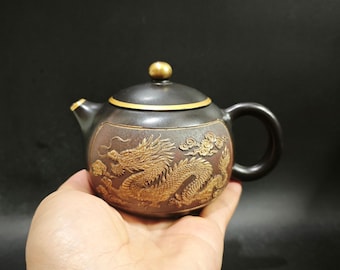 竹製の取っ手が付いた日本製急須 - Etsy 日本