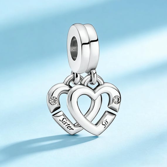 Interlocking Hearts Dangle Charm: Relationship Bo… - image 4