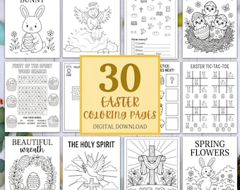 Easter Coloring Pages, Easter Coloring Book, Easter Craft, Easter Activities, Kids Coloring In Page, Coloring Sheet, Easter Color Book