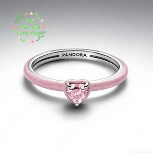 Pink Heart Chakra Ring, Dainty Love Ring, Minimalist Crystal Style Ring, Stacking Ring, Healing Jewelry, Gift for Her