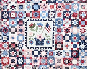 Celebrate America Paper Quilt Pattern Includes Shipping