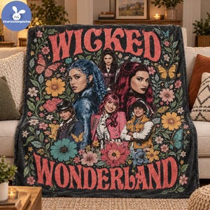 DESCENDANT TAPIS BLANKET ディセンダント ブランケット Descendants Red Bedding - Etsy