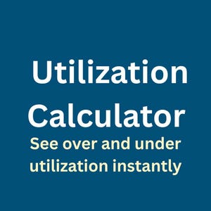 Utilization Calculator Excel Template