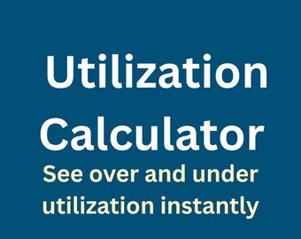 Utilization Calculator Excel Template