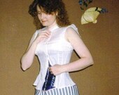 Victorian Corset Cover Sewing Pattern. Multi and Plus Sized Underwear Pattern Created by the Mantua Maker. 1880 9