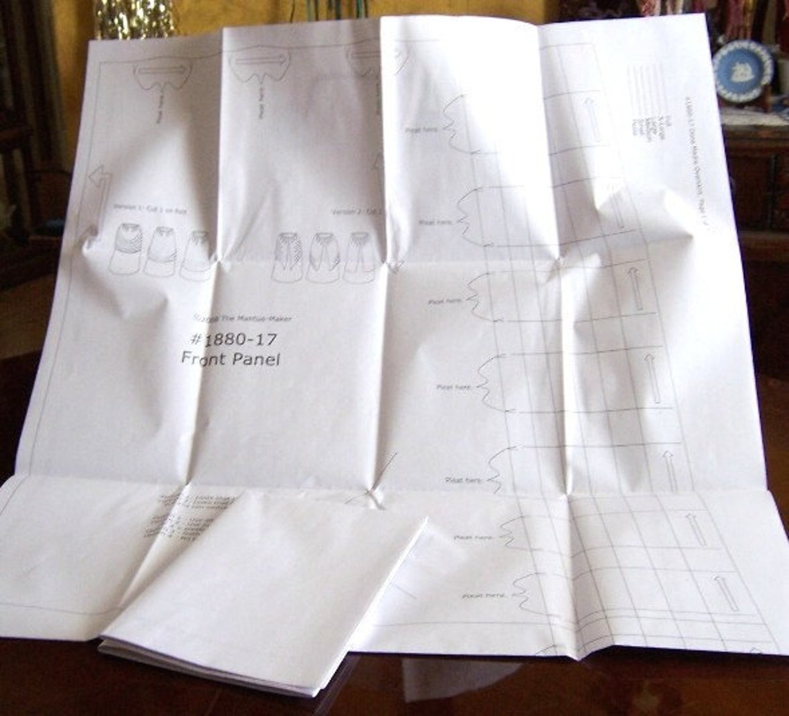 Victorian Skirt Pattern. Multi and Plus Size Historical Sewing Etsy