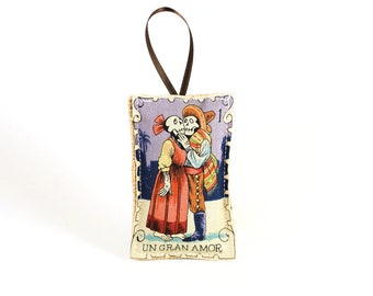 Day of the Dead, Dia De Los Muertos, Lavender Sachet, Sachet, Christmas Ornament,