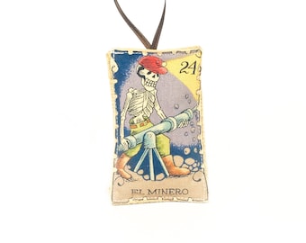 Dia De Los Muertos, Lavender Sachet, Sachet, Lavender, Birthday Gift, Halloween, Day of the Dead, Loteria, Host Gift, Father's Day Gift