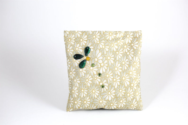 Reuseable Buy just 1 or Buy 3 Get 1 Free!! Hand Beaded Cotton Lavender Sachet