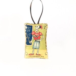 Tag der Toten, Dia De Los Muertos, Lavendel Beutel, Geschenk des Lehrers, Mexikanische Lotterie, Schullehrer, Loteria, Lotteriekarten, Geschenk für Sie