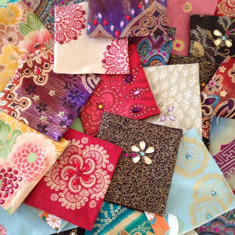 Reuseable Buy just 1 or Buy 3 Get 1 Free!! Hand Beaded Cotton Lavender Sachet
