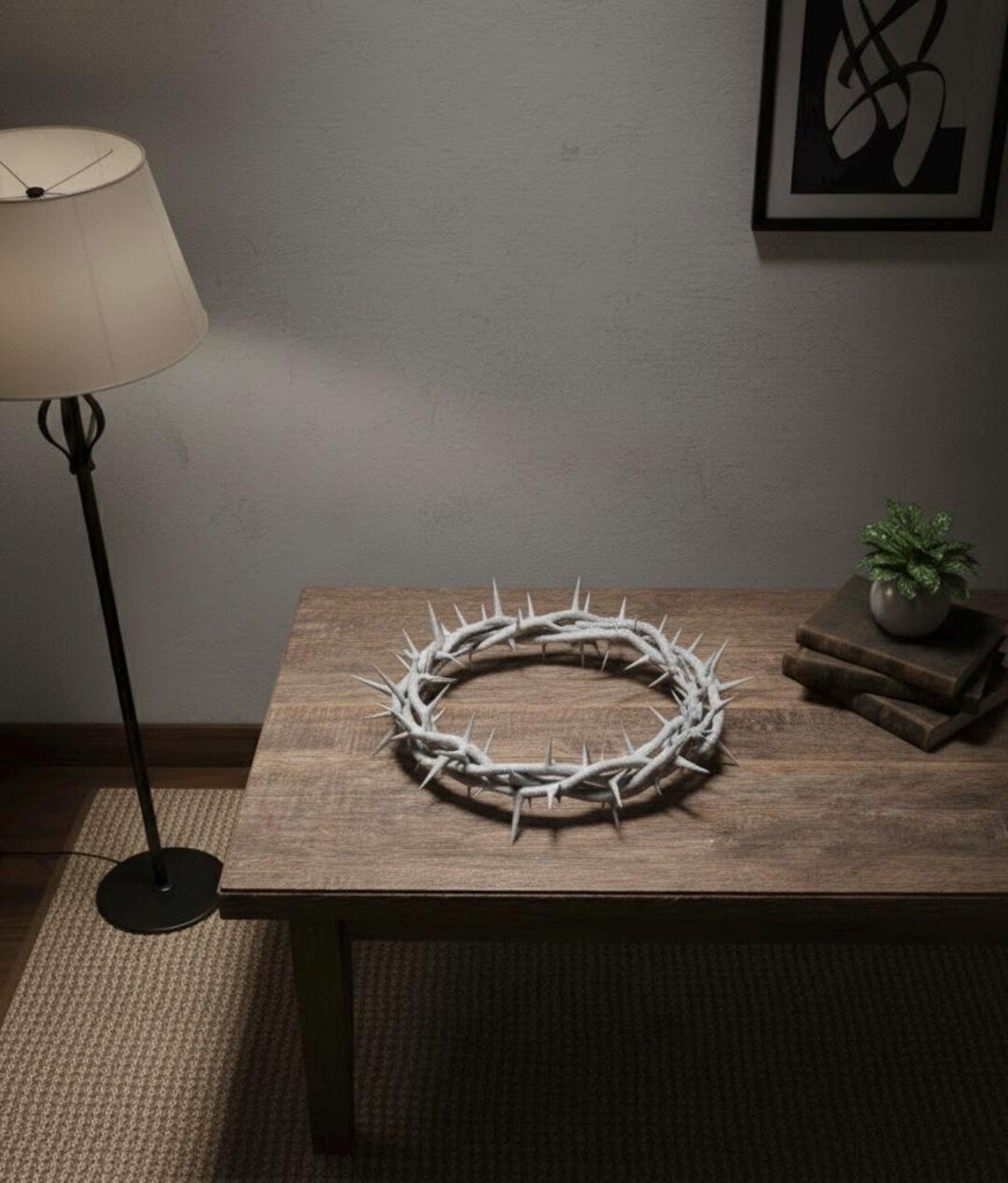 3D Printable Crown of Thorns Religious, Gothic Cosplay STL (digital