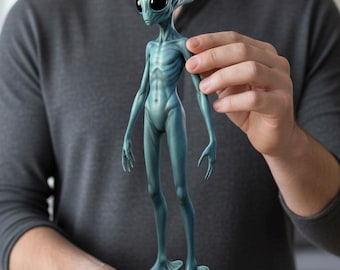 Criatura alienígena STL: modelo imprimible 3D de ciencia ficción extraterrestre